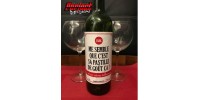 Étiquettes humoristiques pour bouteille de vin - Paquet de 5 étiquettes - Kit 2